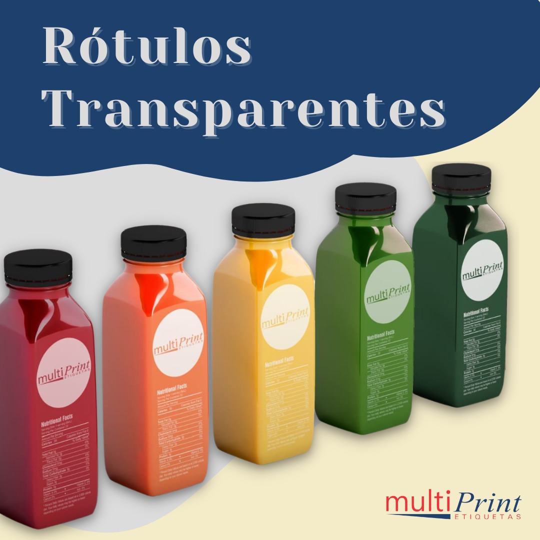 fabricante etiqueta transparente